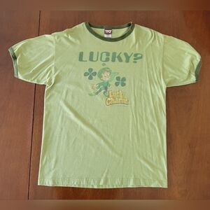 🍀 Y2K Lucky Charms Ringer Tee – Vintage Vibes 🍀